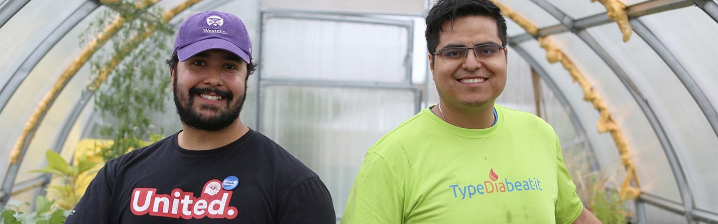 Two participants in the Day of Caring 2025